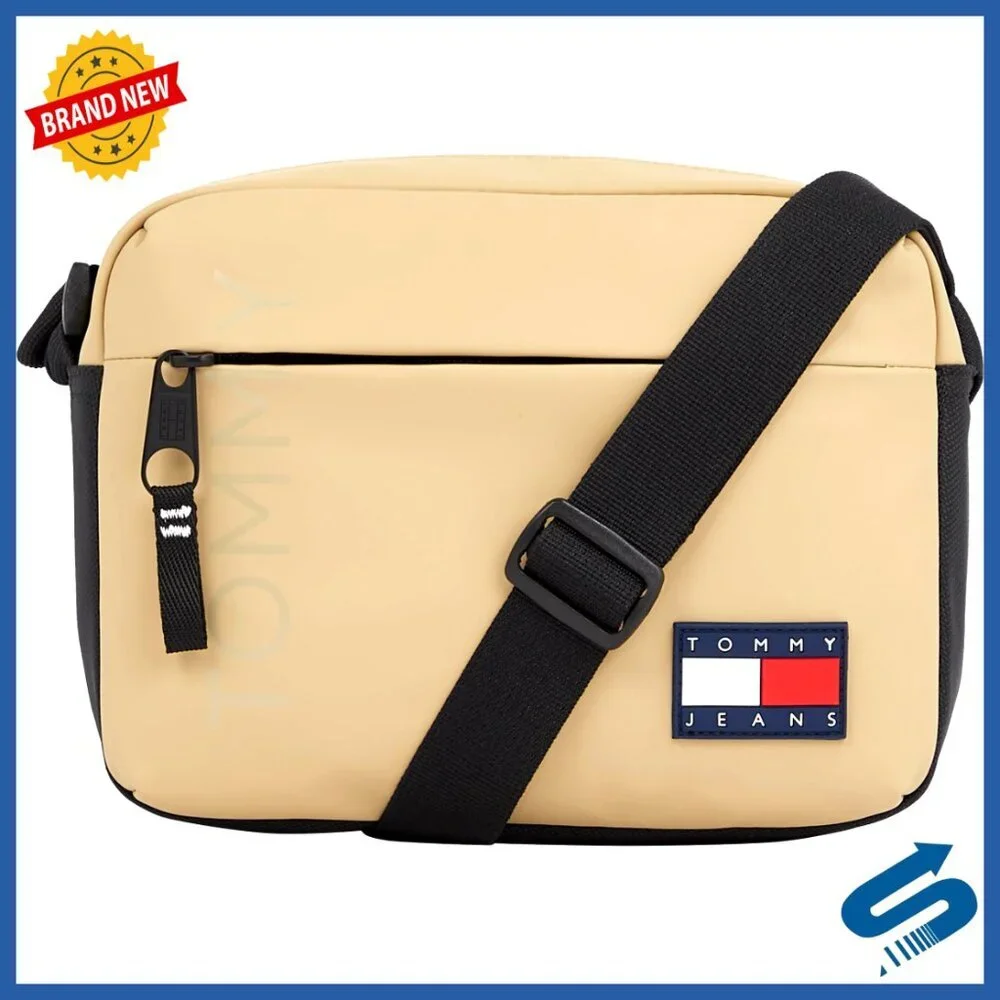 Lightweight Crossbody Sling Bag with Adjustable Strap, 3 Pockets